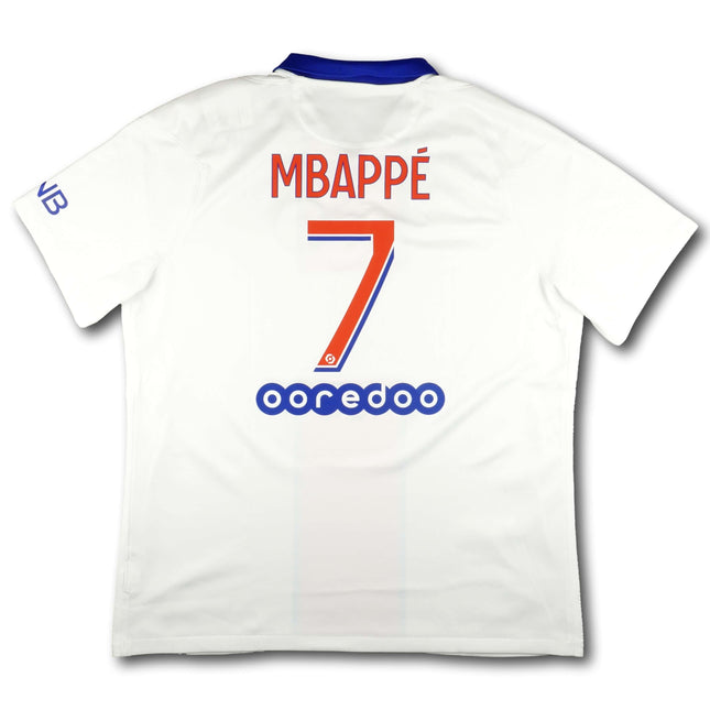 Paris Saint-Germain 2020-21 Trikot auswärts - MBAPPÉ #7 - 9/10 - [XL]