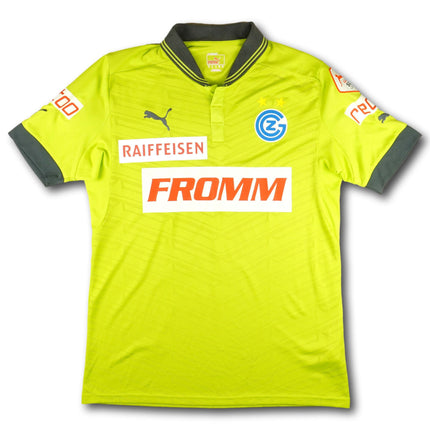 GC Zürich 2012-13 Trikot drittes Player Issue Cupsieger signiert - ABRASHI #8 - 8/10 - [M]
