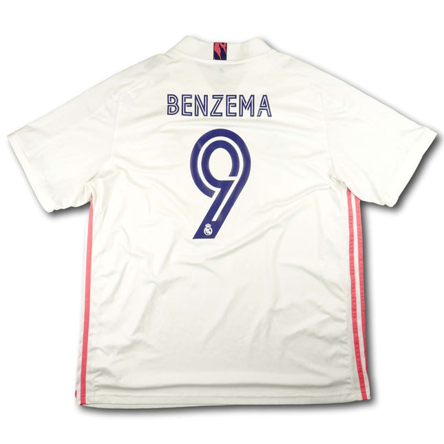 Real Madrid 2020-21 Trikot heim - BENZEMA #9 - 6/10 - [XXL]