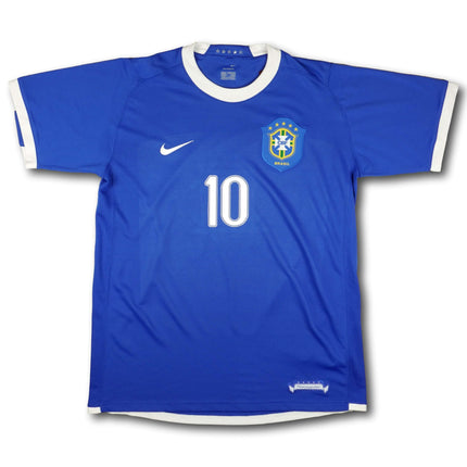 Brasilien 2006 Trikot auswärts - RONALDINHO #10 - 8/10 - [M]