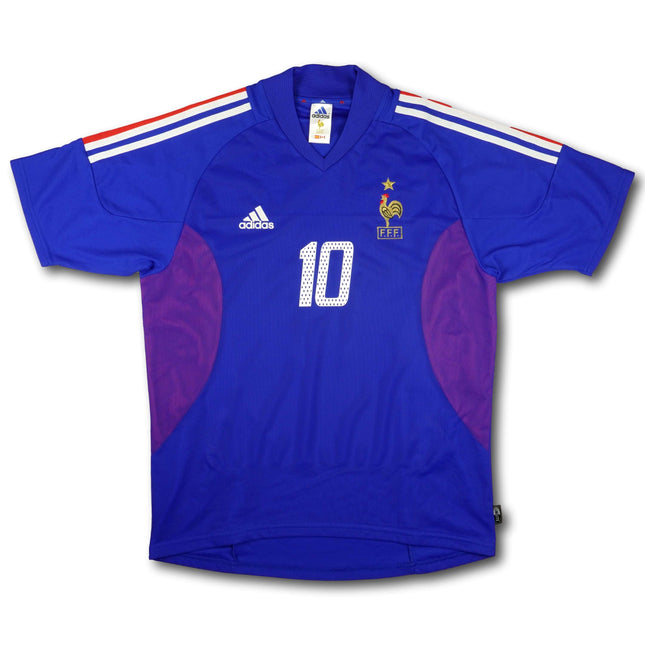 Frankreich 2002 Trikot heim - ZIDANE #10 - 9/10 - [M]