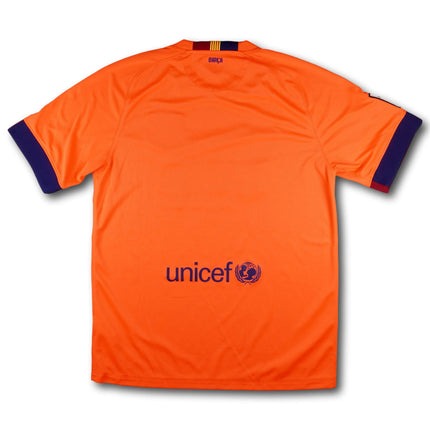 FC Barcelona 2014-15 Trikot auswärts Triple-Saison - 7/10 - [M]
