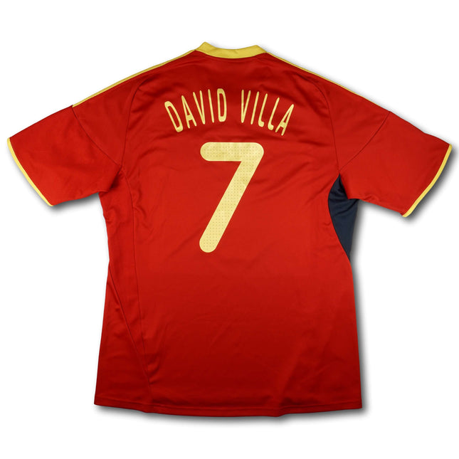Spanien 2009 Trikot heim - DAVID VILLA #7 - 9/10 - [XL]