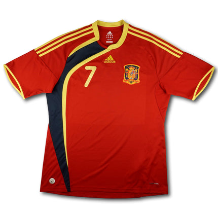 Spanien 2009 Trikot heim - DAVID VILLA #7 - 9/10 - [XL]
