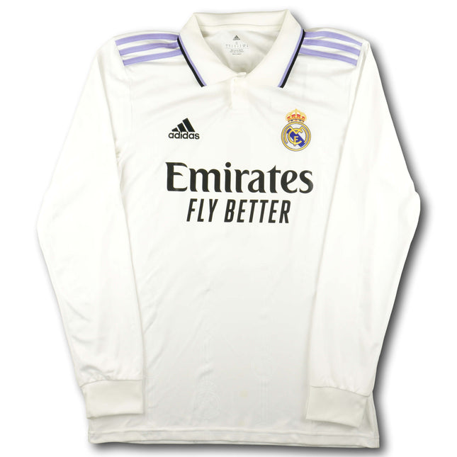 Real Madrid 2022-23 Trikot heim - L/S - BENZEMA #9 - 9/10 - [S]