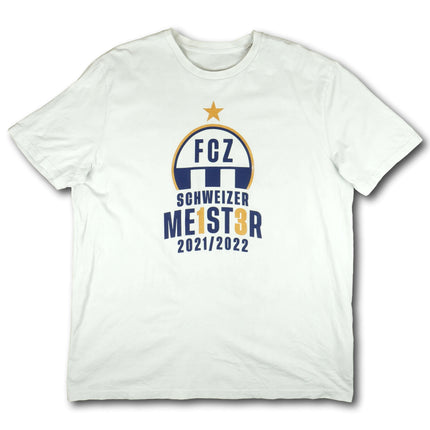 FC Zürich 2021-22 T-Shirt fan Meistersaison & 125 Jahre Jubiläum - 8/10 - [XXXL]