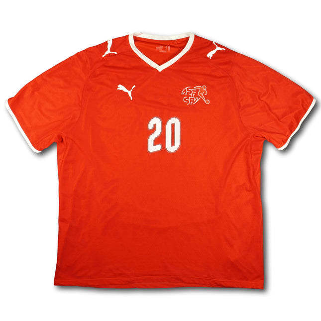 Schweiz 2008 Trikot heim - müller #20 - 8/10 - [XXL]