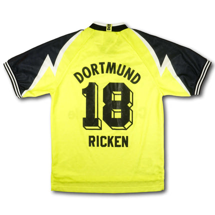 Borussia Dortmund 1995-96 Trikot heim Meistersaison - RICKEN #18 - 8/10 - [M]
