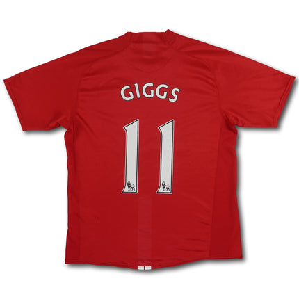 Manchester United 2007-09 heim M GIGGS #11 Nike