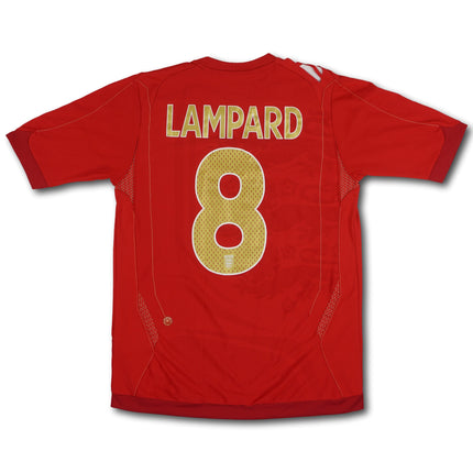 England 2006-08 heim S LAMPARD #8 Umbro