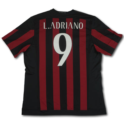 AC Milan 2015-16 heim XL L. ADRIANO #9 adidas