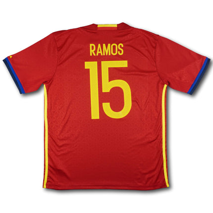 Spanien 2016 Trikot heim - RAMOS #15 - 7/10 - [M]