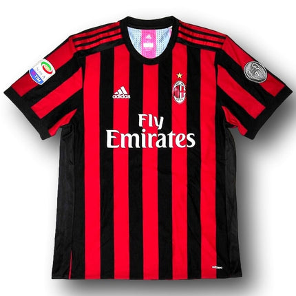 AC Milan 2017-18 heim XL BONUCCI #19 adidas