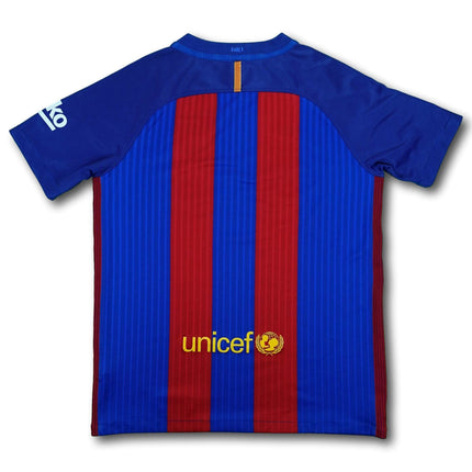 Trikot FC Barcelona - 2016/2017 - Kids L / 156 - Nike - Abbildung Rückseite