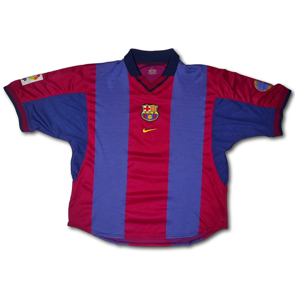 Original Fussballtrikot FC Barcelona 1999-00 Heim Nike XL