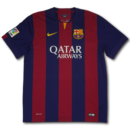 FC Barcelona 2014-15 heim XL XAVI #6 Nike