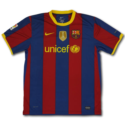 FC Barcelona 2010-11 heim XL DAVID VILLA #7 Nike