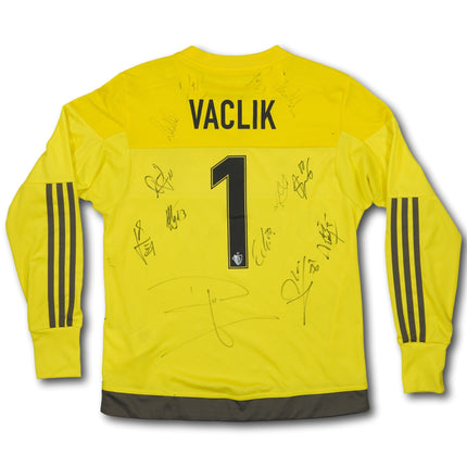 FC Basel 2015/16 torhüter Kids L (164) VACLIK #1 signiert adidas