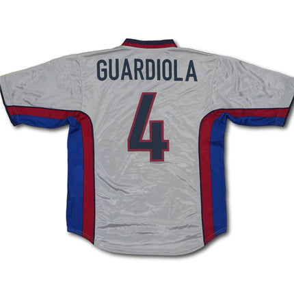 FC Barcelona 2001-02 auswärts L GUARDIOLA #4 vintage Nike