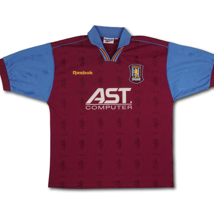Aston Villa 1995-97 heim L vintage Reebok