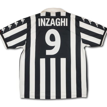 Juventus 1998-00 heim XL INZAGHI #9 vintage Kappa