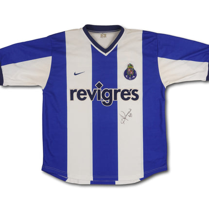 FC Porto 2000-01 heim XL signiert vintage Nike
