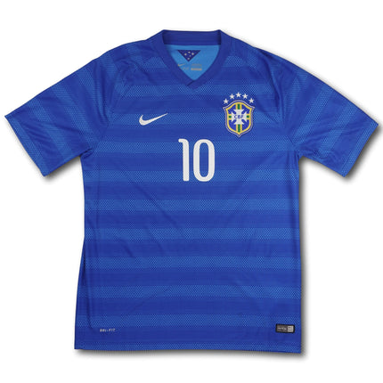 Brasilien 2014-15 auswärts L NEYMAR JR #10 Nike