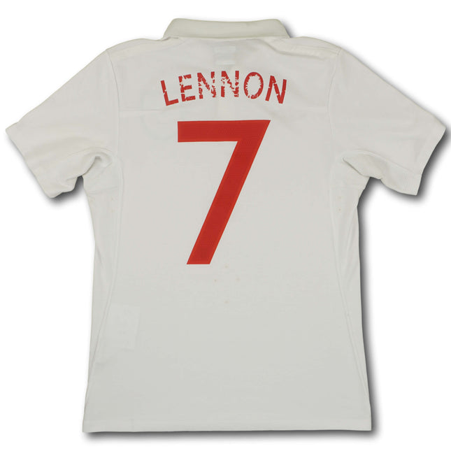 England 2009-10 heim S LENNON #7 Umbro