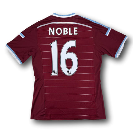 West Ham 2014-15 heim Adidas L Noble #16