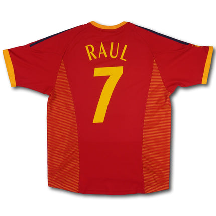 Spanien 2002-04 heim M RAUL #7 vintage adidas