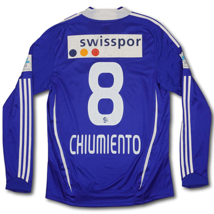 FC Luzern 2008-09 heim M CHIUMIENTO #8 matchworn adidas