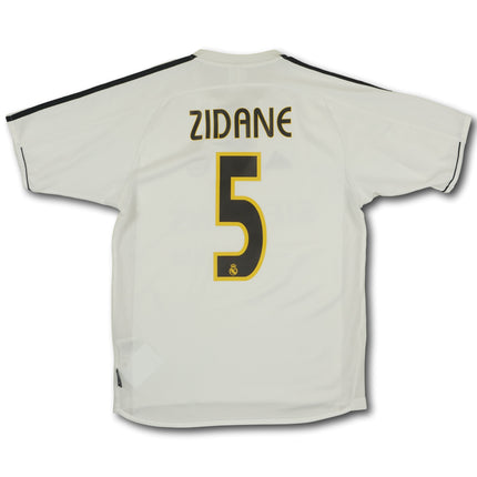 Real Madrid 2003-04 heim S ZIDANE #5 adidas