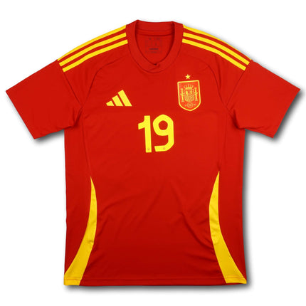 Spanien 2024 Trikot heim EM-Sieger - LAMINE YAMAL #19 - 9/10 - [M]