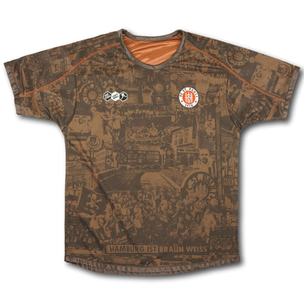 FC St. Pauli 2010-11 Trikot heim - 100-Jahre Jubiläum & beidseitig tragbar - 7/10 - [M]