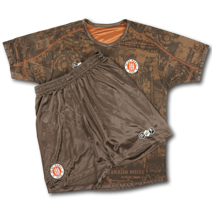 FC St. Pauli 2010-11 Trikot heim inkl. Hose - 100-Jahre Jubiläum & beidseitig tragbar - 7/10 - [M]