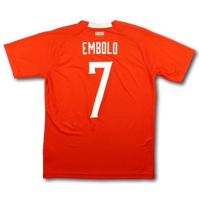 Schweiz 2018 Trikot heim - EMBOLO #7 - 5/10 - [M]