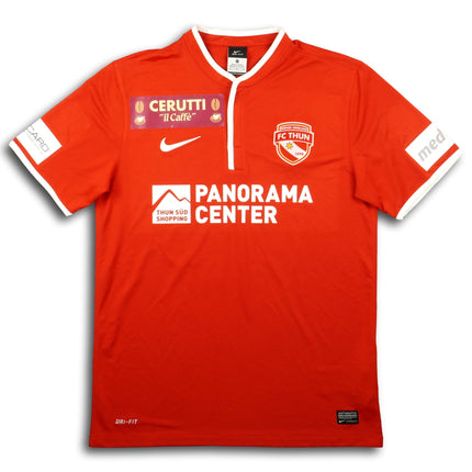 FC Thun 2013-14 Trikot heim signiert - LÜTHI #33 - 6/10 - [M]