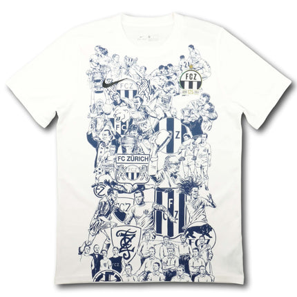 FC Zürich 2021-22 Trikot pre-match Meistersaison & 125 Jahre Jubiläum - 7/10 - [L]