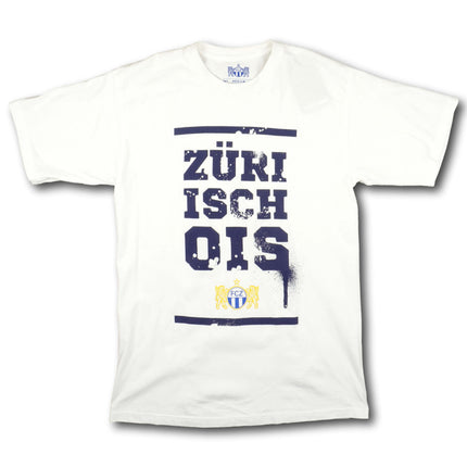 FC Zürich 2013-14 T-Shirt fan Cup-Sieger - Züri Isch Ois - 9/10 - [S]