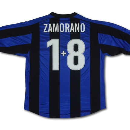 Inter Mailand 1999-00 heim XL ZAMORANO #18 vintage Nike