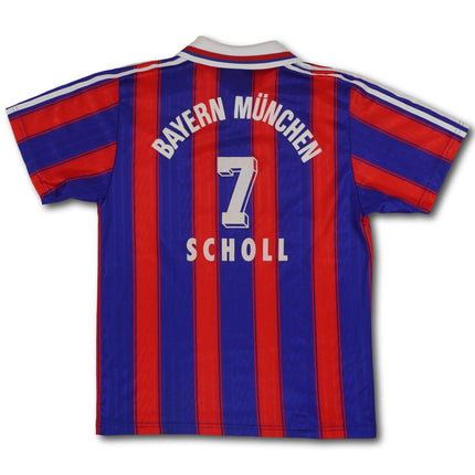 FC Bayern München 1995-97 heim S SCHOLL #7 vintage adidas