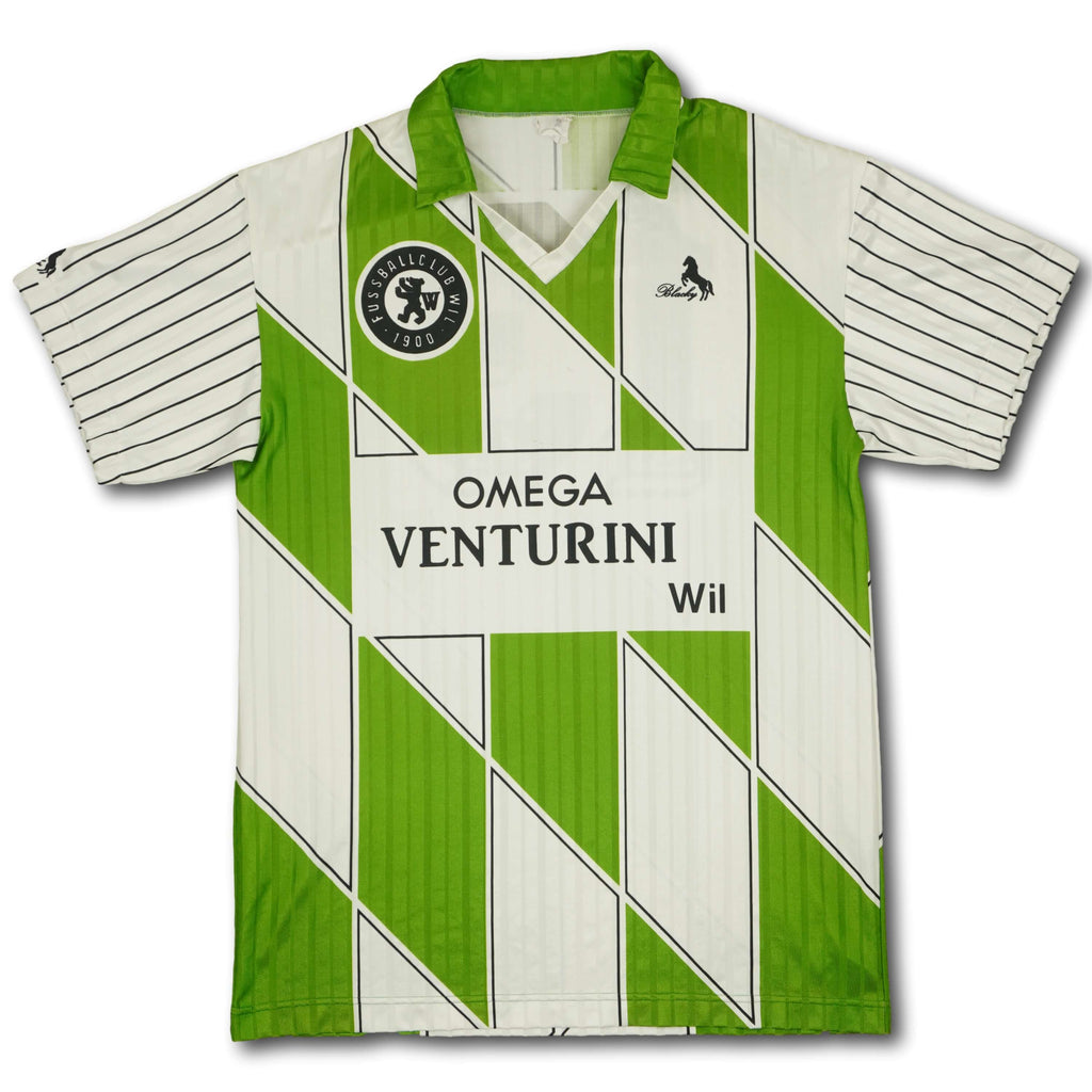 Original Fussballtrikot FC Wil ca 1990 heim M vintage Blacky