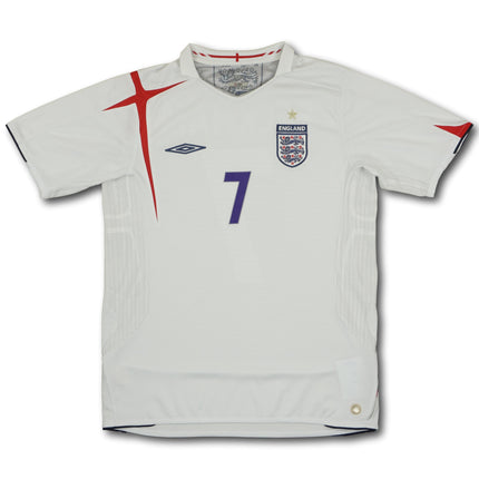 England 2006 heim M BECKHAM #7 Umbro