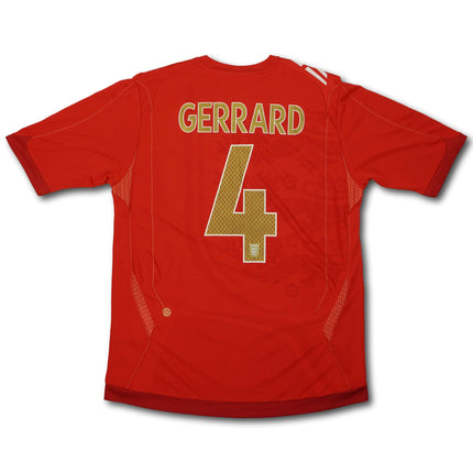 England 2006 auswärts L GERRARD #4 Umbro