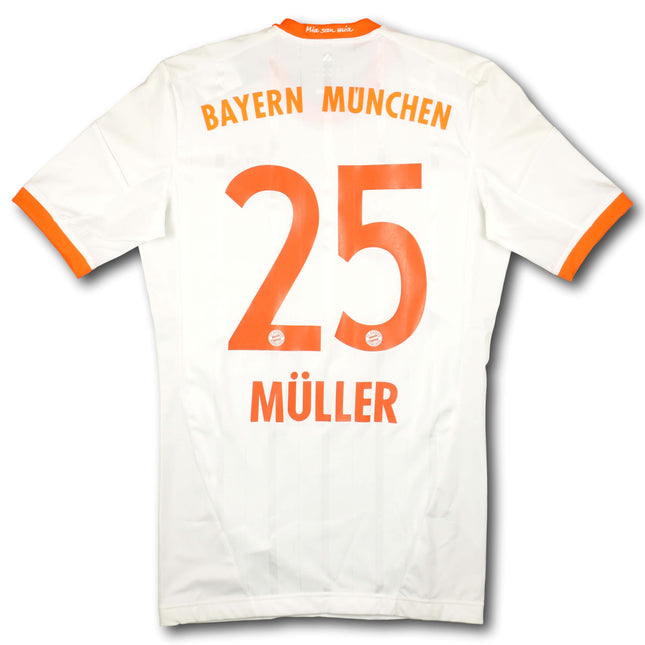 FC Bayern München 2012-13 Trikot auswärts Player Specs Triple-Saison - MÜLLER #25 - 9/10 - [L]