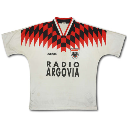 FC Aarau 1994-95 heim L signiert vintage adidas