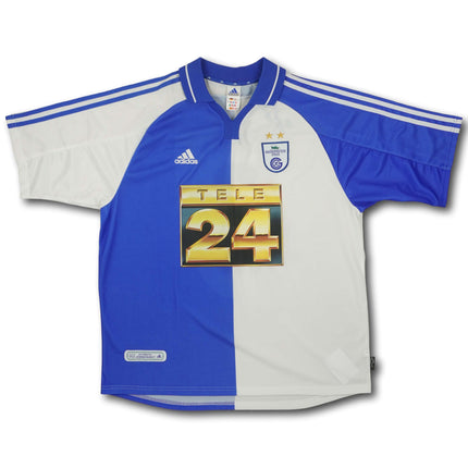 GC Zürich 2000-01 heim XL HAAS #2 signiert vintage adidas