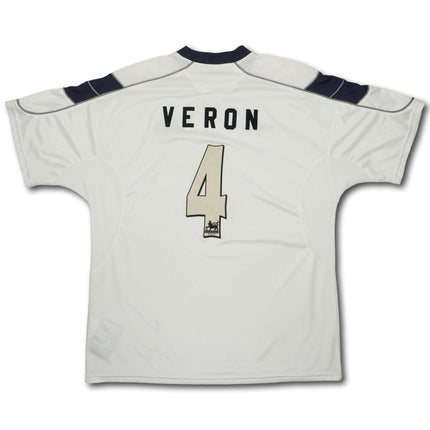 Manchester United 2000-01 auswärts XL VERON #4 vintage Umbro