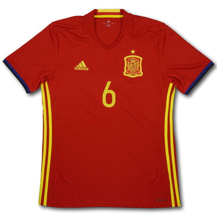 Spanien 2016 heim M INIESTA #6 adidas