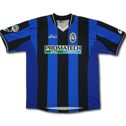 Atalanta Bergamo 2002-03 heim XL DABO #6 vintage asics